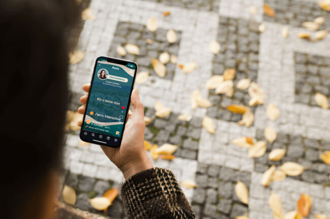 Walking with iphone_reel